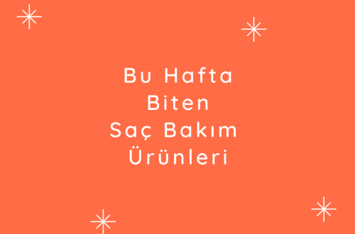 saç bakım ürünleri