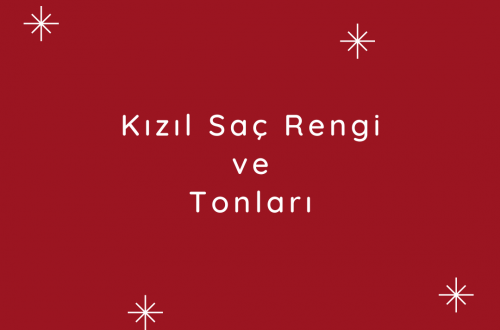 kızıl tonları