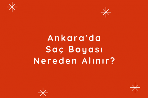 saç boyası