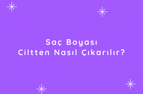 saç boyası